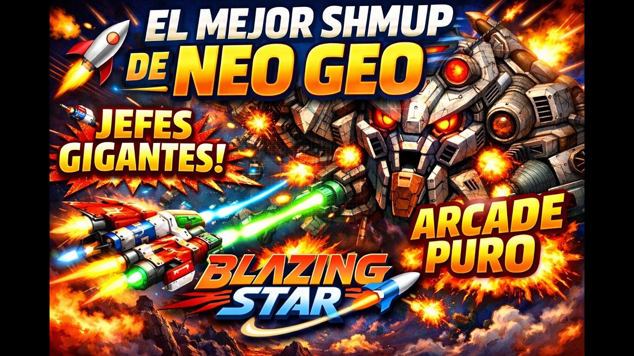 🔥 BLAZING STAR 🚀 El MEJOR Shoot 'Em Up de Neo Geo | Arcade Clásico que DEBES Jugar