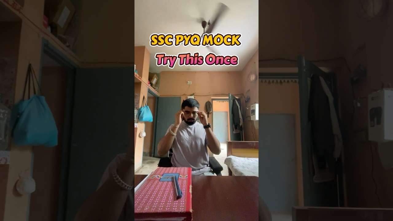 I Tried the Exact SSC CGL Mock I Appeared in Last Year... || #mysscguide #mocktest