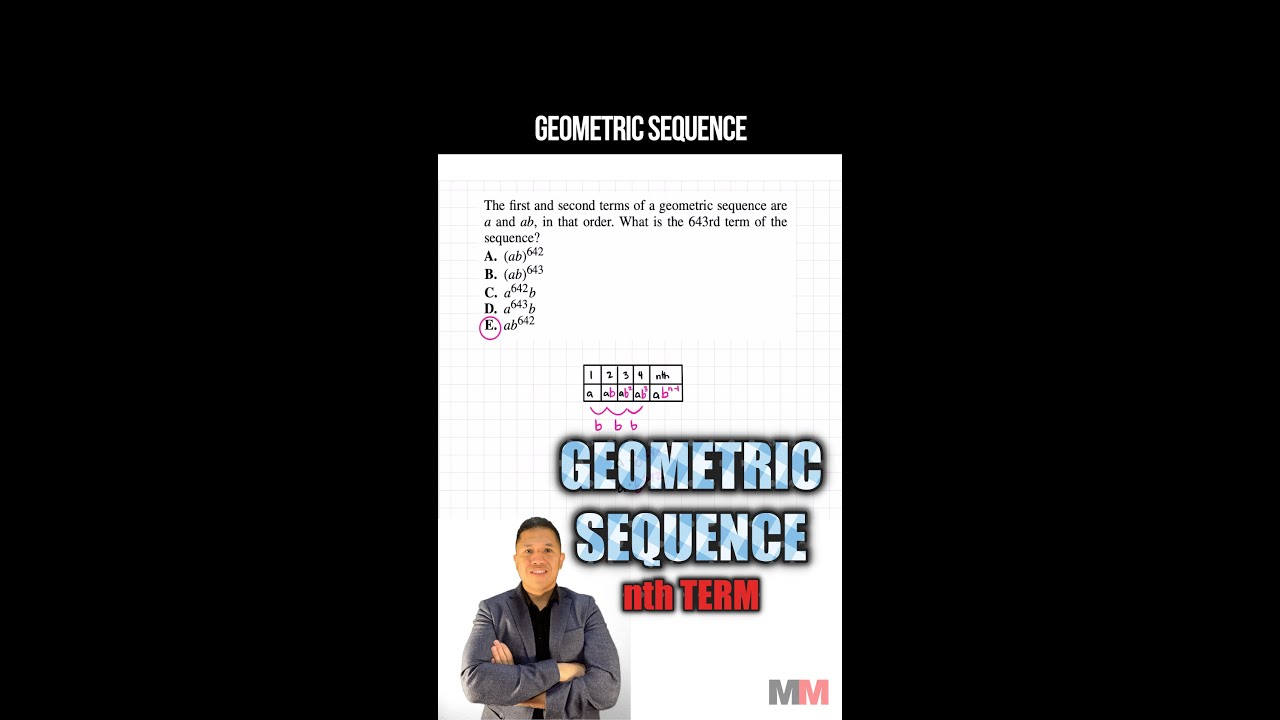 Geometric Sequences #SAT #ACT #MATH problem #shorts