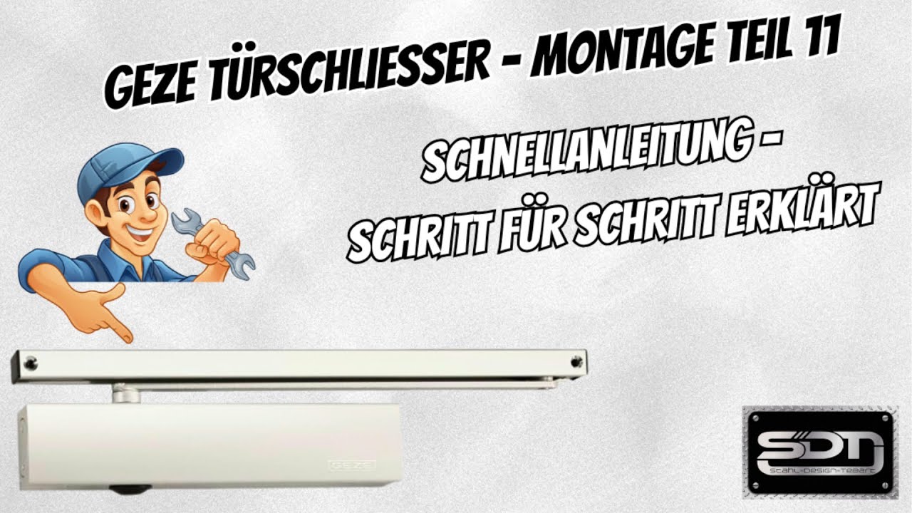 Schritt 11 -GEZE TS 5000/3000 -Montage Gleitschiene #geze #tutorial #handwerk #homework #onlineshop