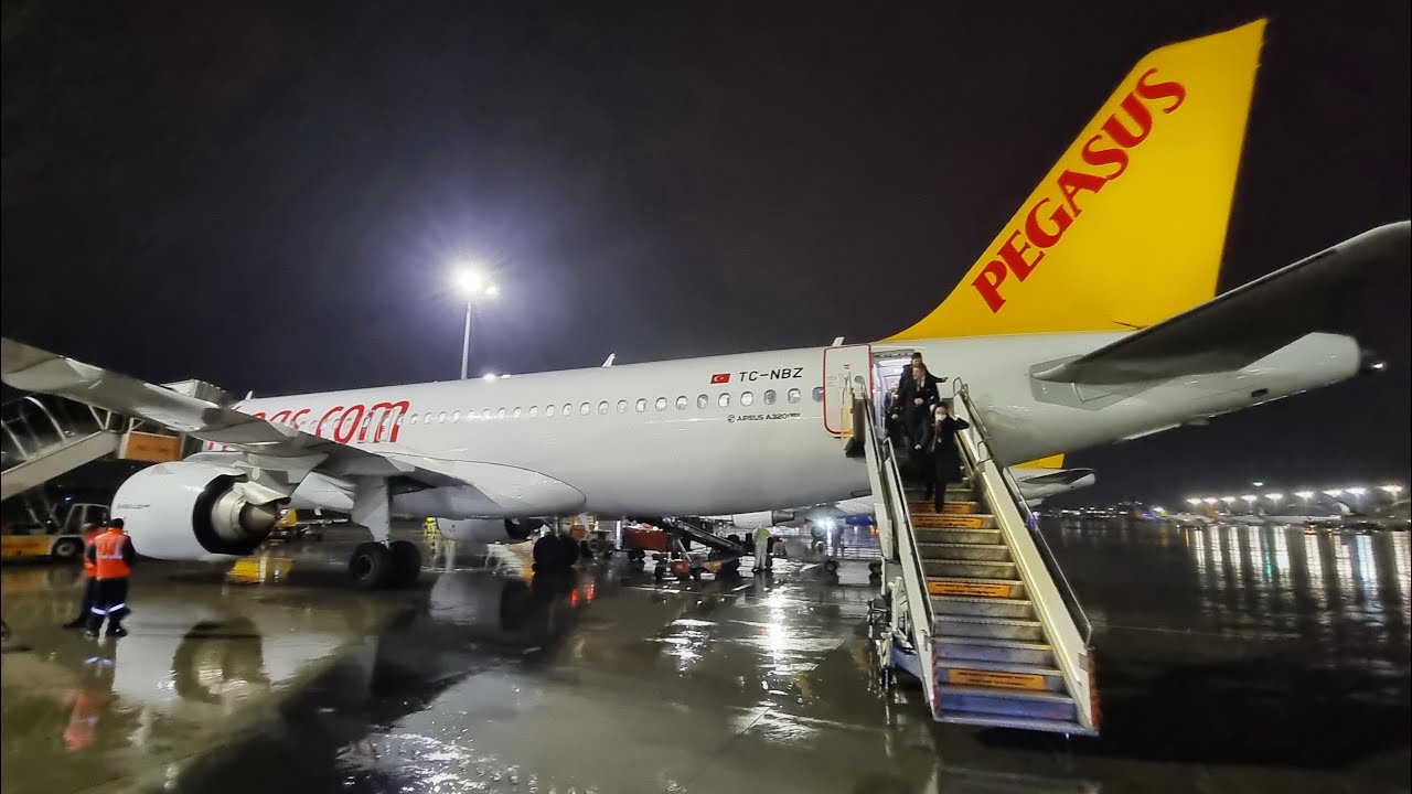 Airbus A320neo а/к Pegasus Airlines | Рейс Анкара — Стамбул