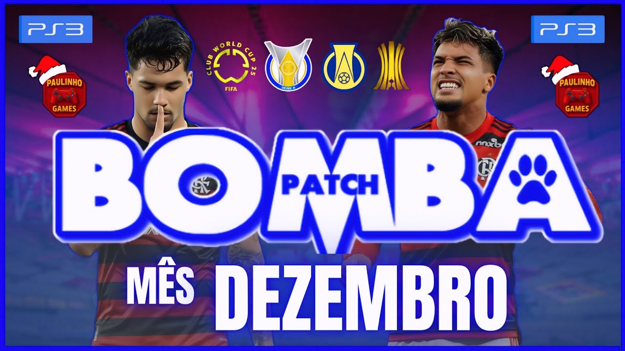 NOVO BOMBA PATCH 2026 ATUALIZADO PARA PS3/PS2 | GAMEPLAY COMPLETO