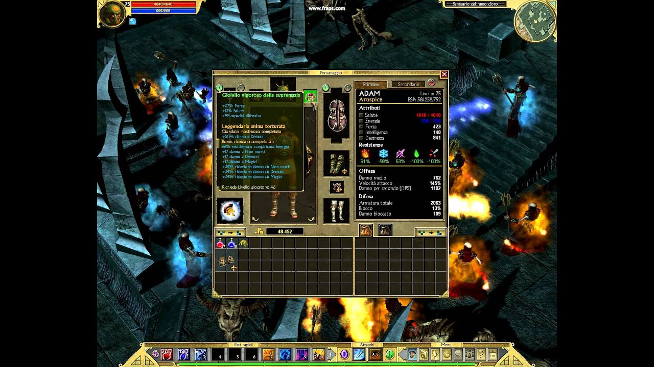Titan quest Immortal throne -Achilles mod- (legendary LICHS)