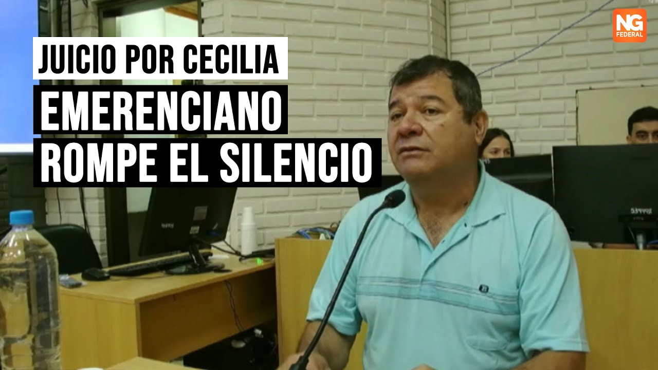 ❌ Juicio por Cecilia | Emerenciano Sena rompió el silencio: “No hice nada”