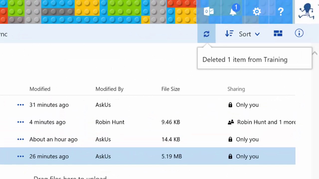 Recover Deleted files from OneDrive Recycle bin