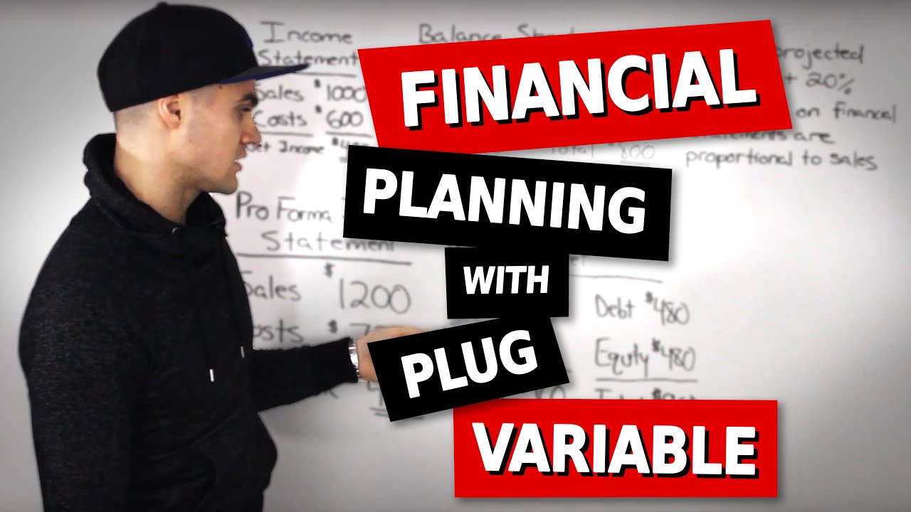 FIN 300 - Financial Planning Example 1 with Plug Variable - Ryerson University