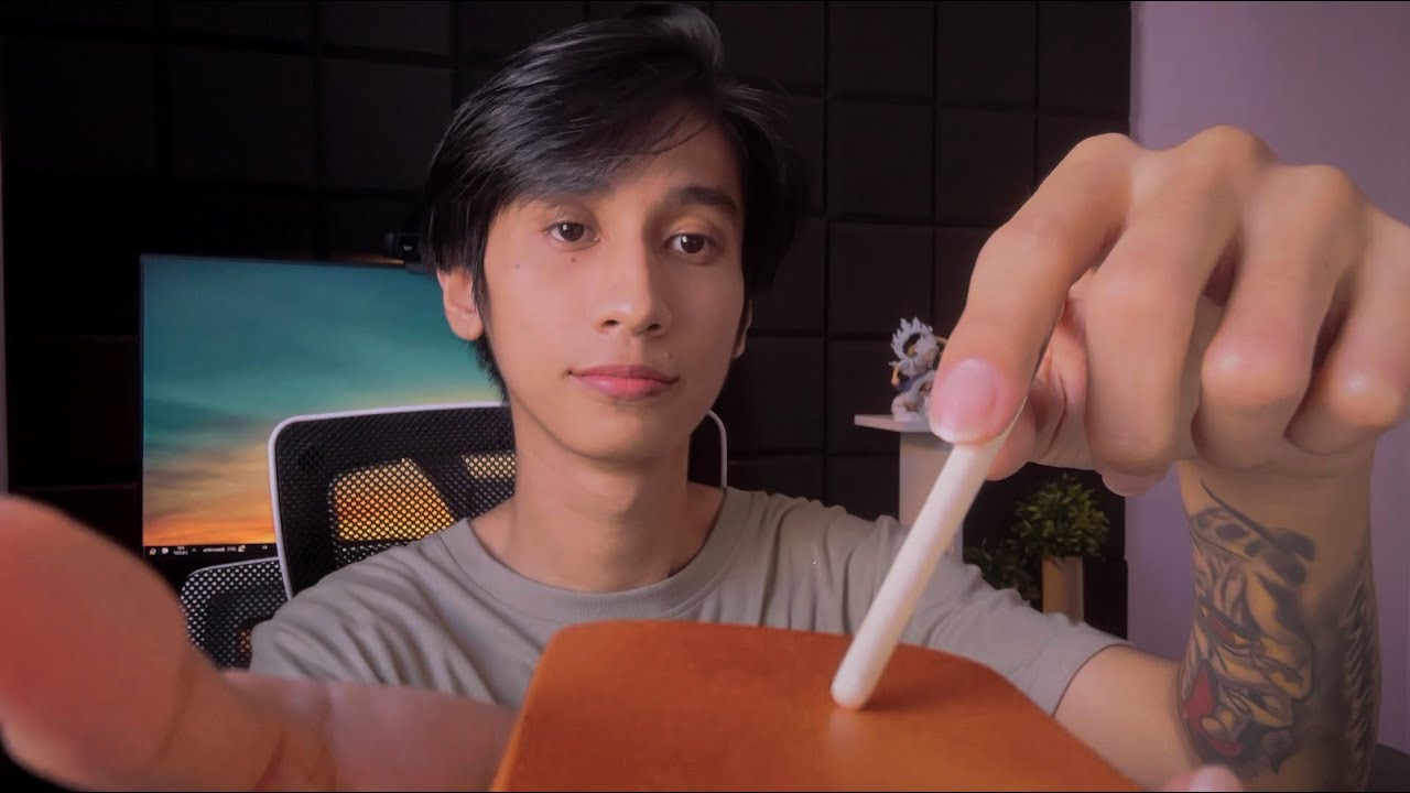 ASMR สำหรับคนภูมิคุ้มกันASMRสูง For sleep Mic Scratching,Mouth Sound