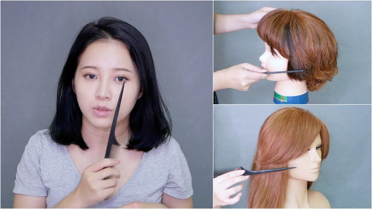 瀏海不會整理？基本瀏海分區＆妹妹頭吹整技巧！ How To Blow Out and Style Bangs
