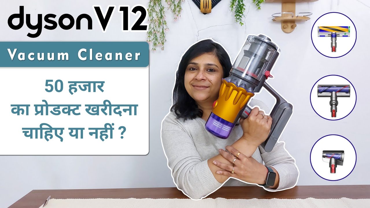 Dyson V12 Detect Slim Total Clean Cord-Free Vacuum Cleaner demo | best vacuum cleaner review