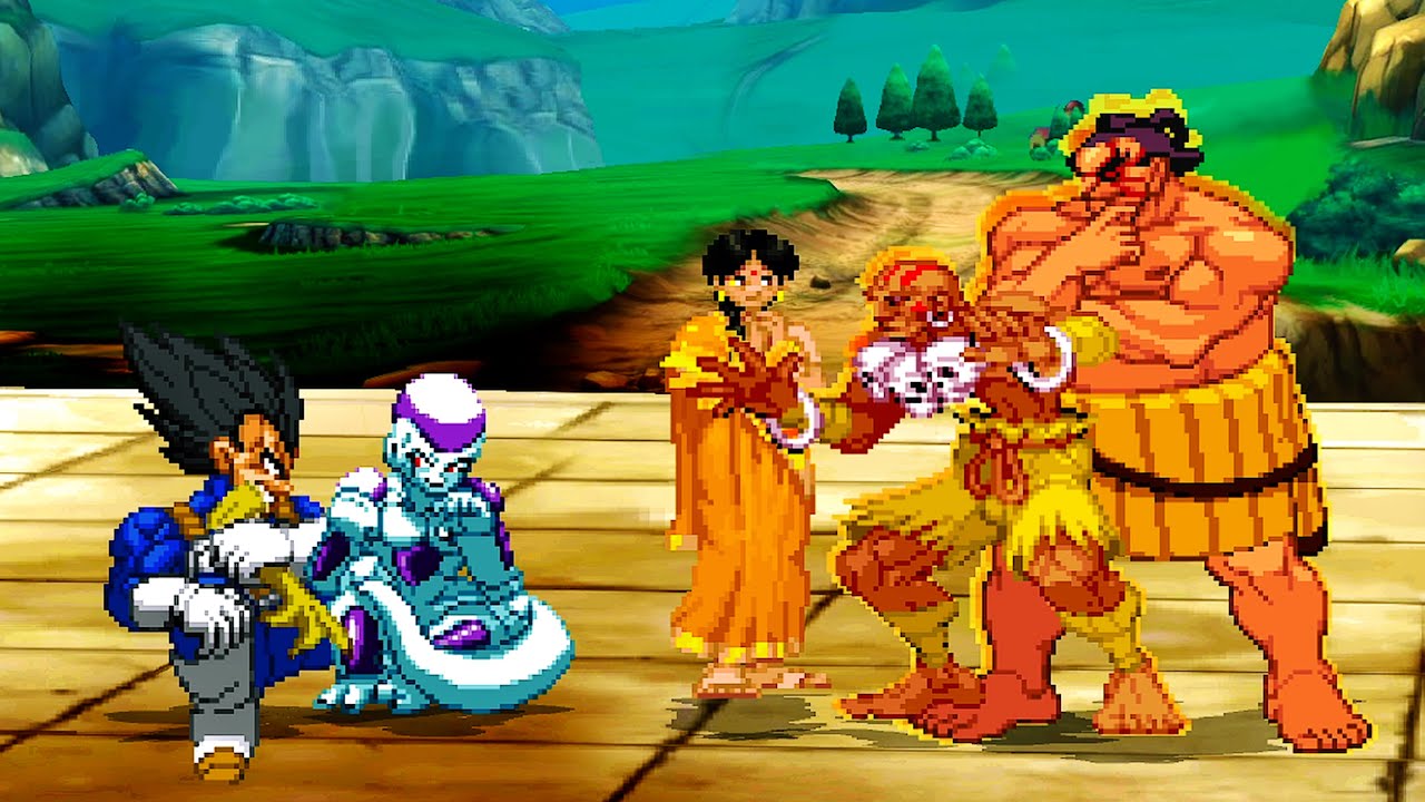 Vegeta and Freeza Vs. Street Fighters