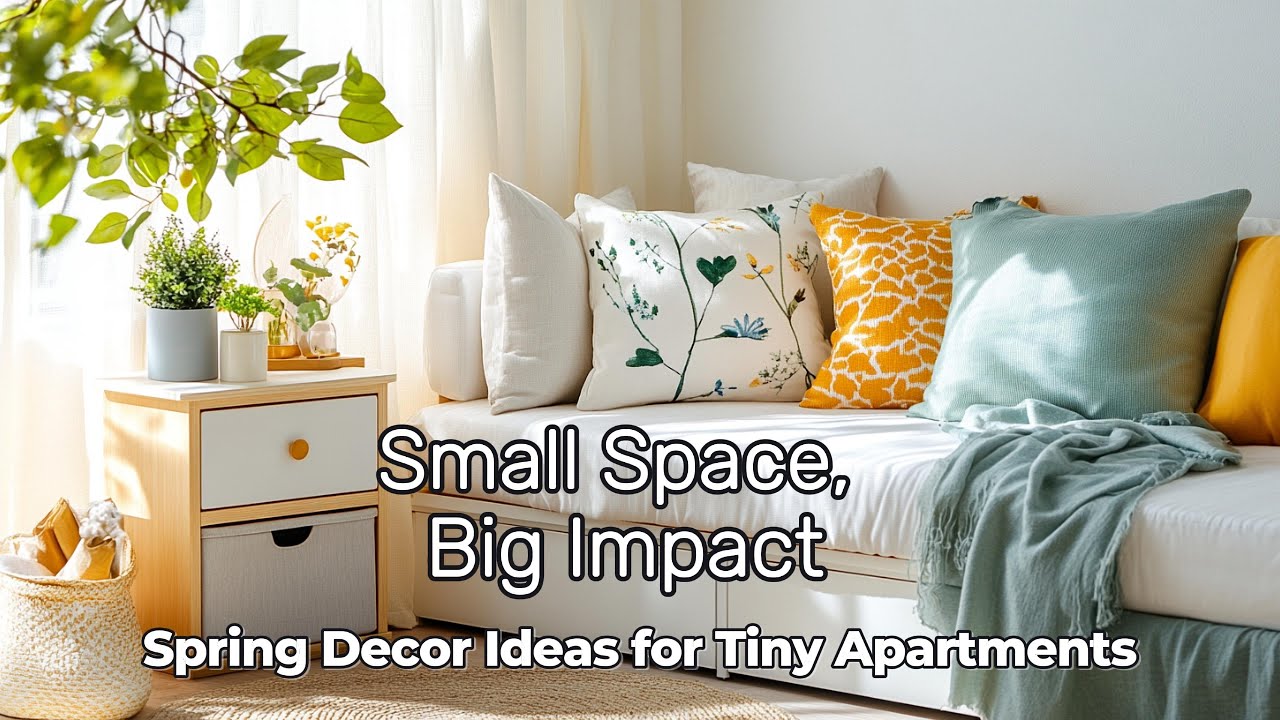 Small Space, Big Impact: Spring Decor Ideas for Tiny Apartments 🌷