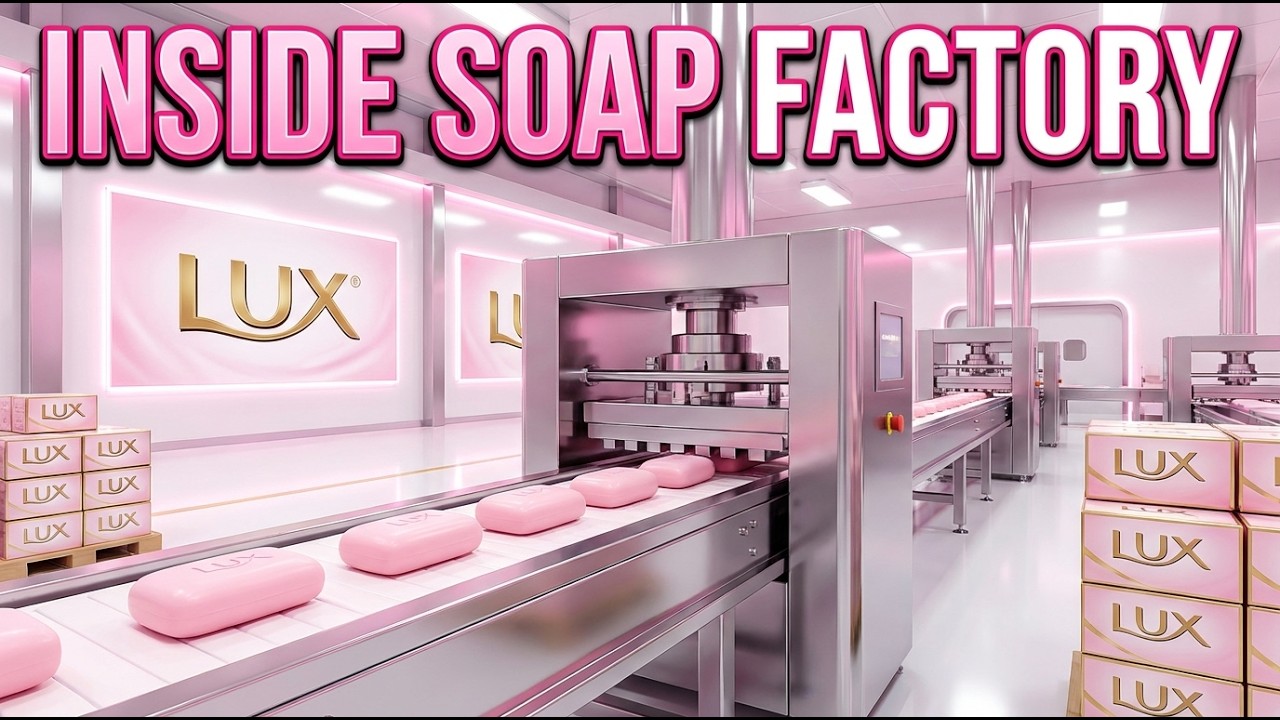 Millions of Soap Bars Daily! Inside Lux Manufacturing Process