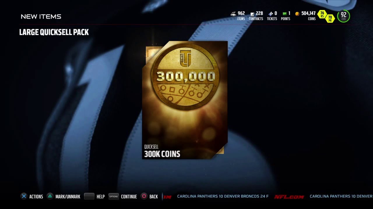 WOW !!! Insane 300 k Large Quicksell Pull !!! (How To Make MUT Coins) Madden 16
