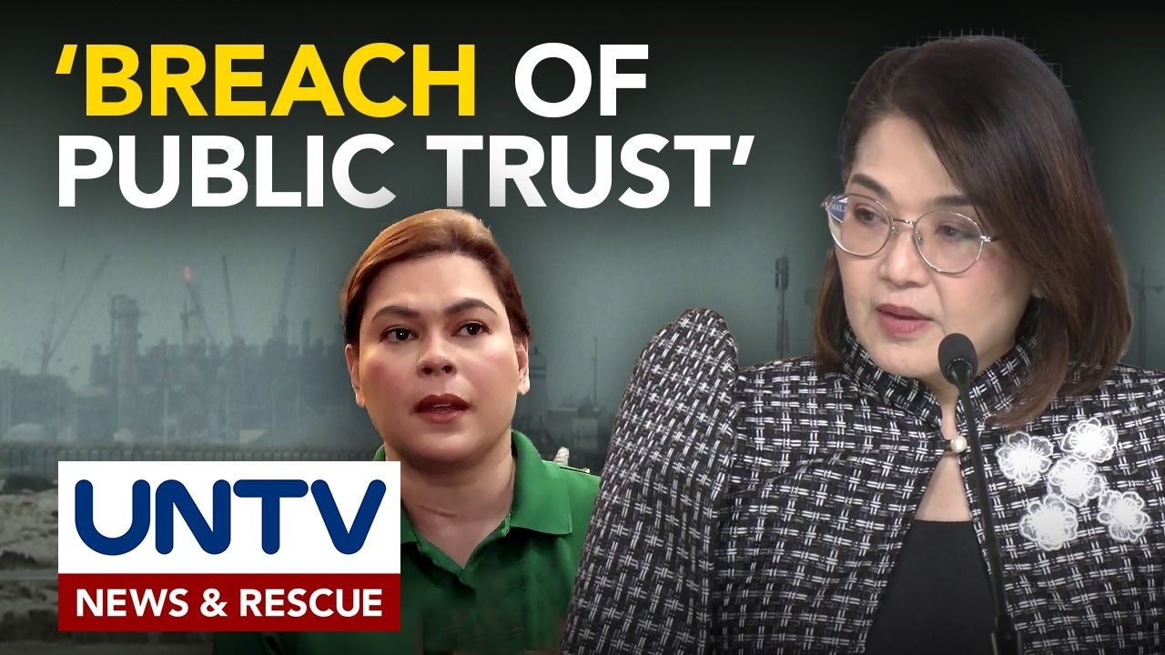 VP Sara, maituturing na lumabag sa tiwala ng publiko ayon kay Usec. Claire Castro