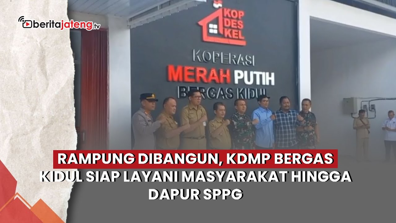 Rampung Dibangun, KDMP Bergas Kidul Siap Layani Masyarakat Hingga Dapur SPPG