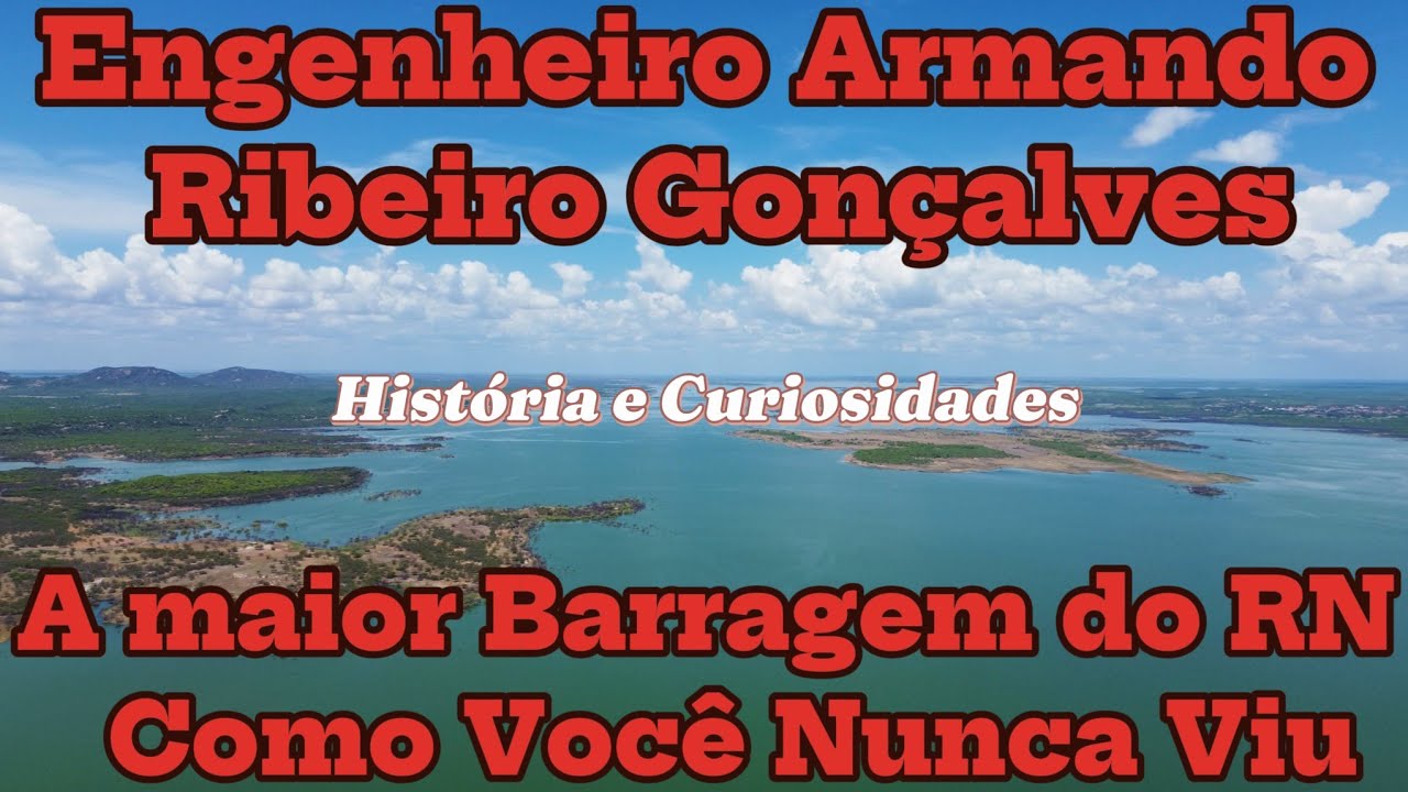 O MAIOR TESOURO DO RN: Descubra os Segredos da Barragem Armando Ribeiro Gon&ccedil;alves! (Imagens a&eacute;reas)