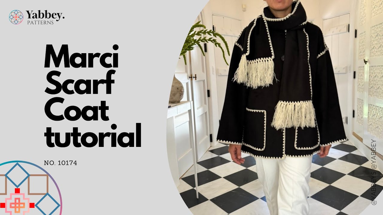 Marci Scarf Coat Sewing Tutorial + Pattern Download