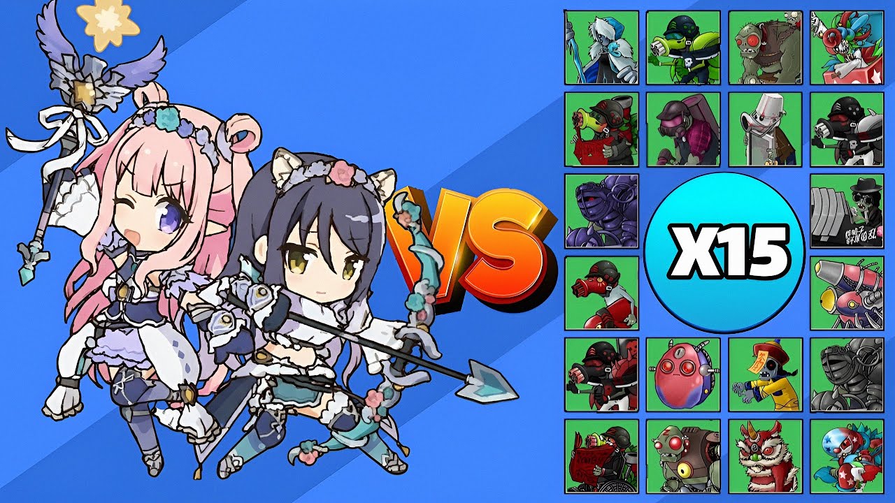 AMETRALLADOR DE LA DESILUSION vs TODOS LOS ZOMBIS X15 | PvZ FUSION