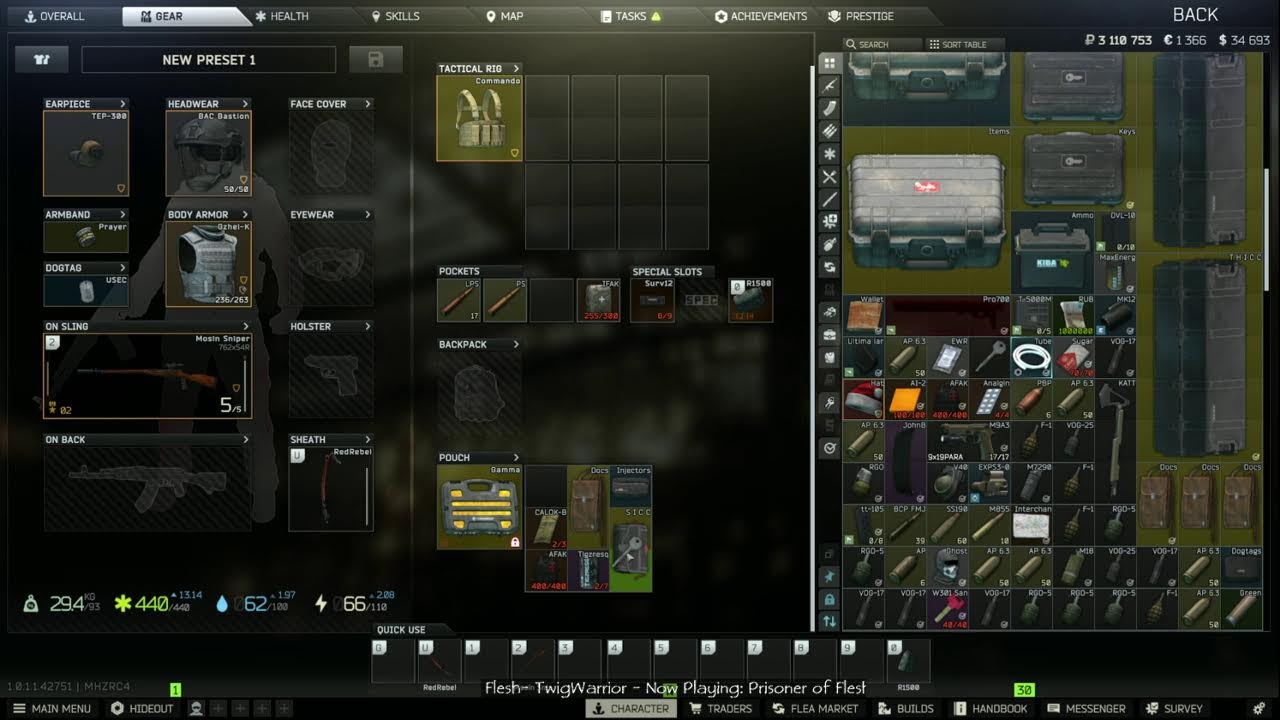 Solo Tarkov doin tasks