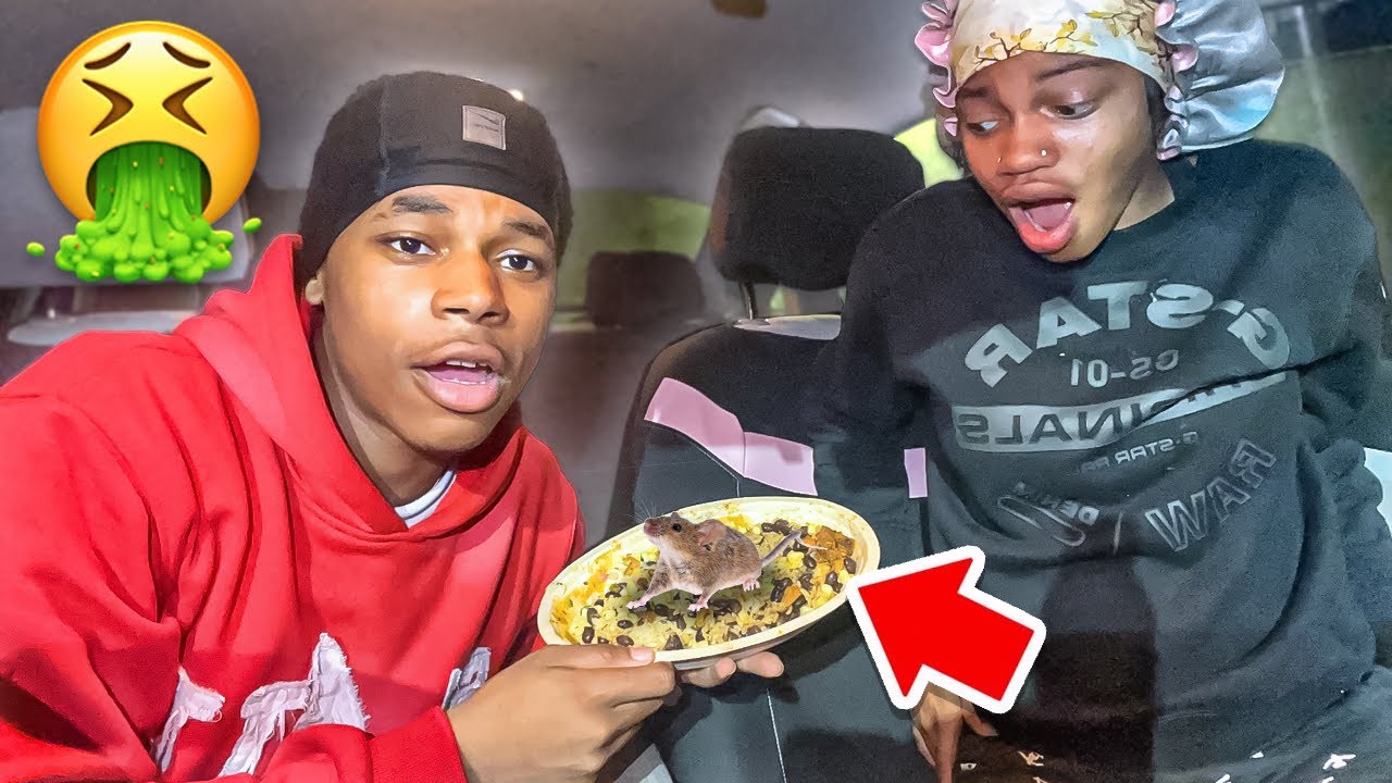 I Put A Rat In Lauryn Chipotle Bowl🤮🐀 *Bad Idea*