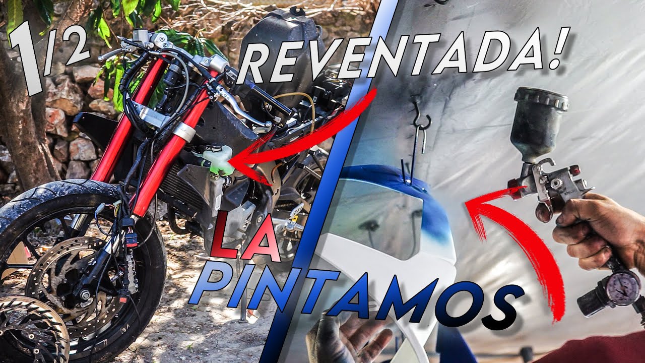 DERBI GPR | Esta accidentada...pero pintémosla y hagamos las barras | #1/2