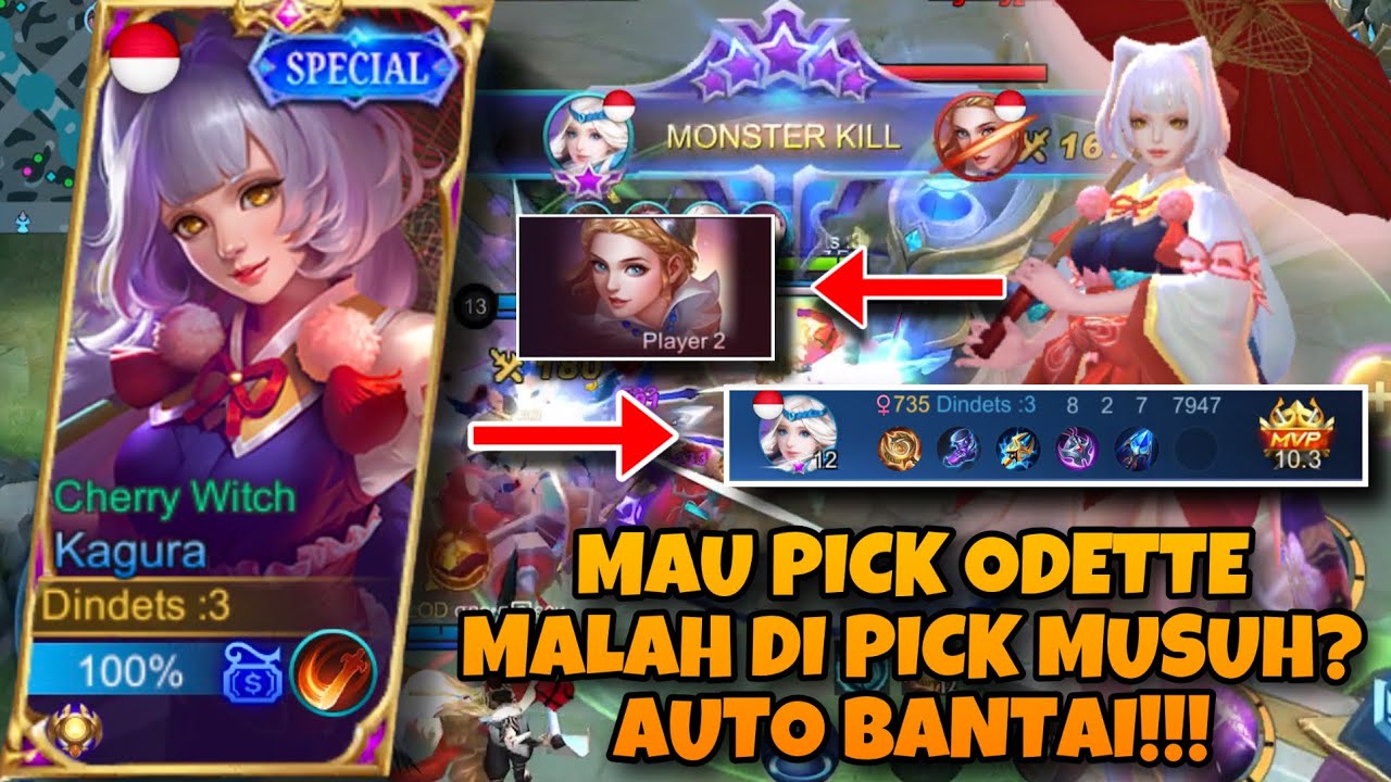 MAU PICK ODETTE MALAH DI AMBIL MUSUH ? AUTO LOCK ODETTE NYA!!!