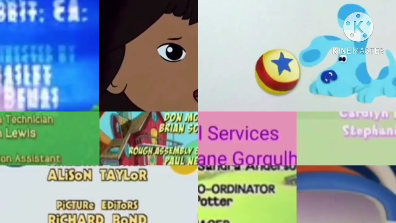 B’s C, Blue’s Room, Doki, EOP, GWJ, Hee Haw, IAN&D, LJ, MFR, MBBF, Rolie Polie Olie credits remix