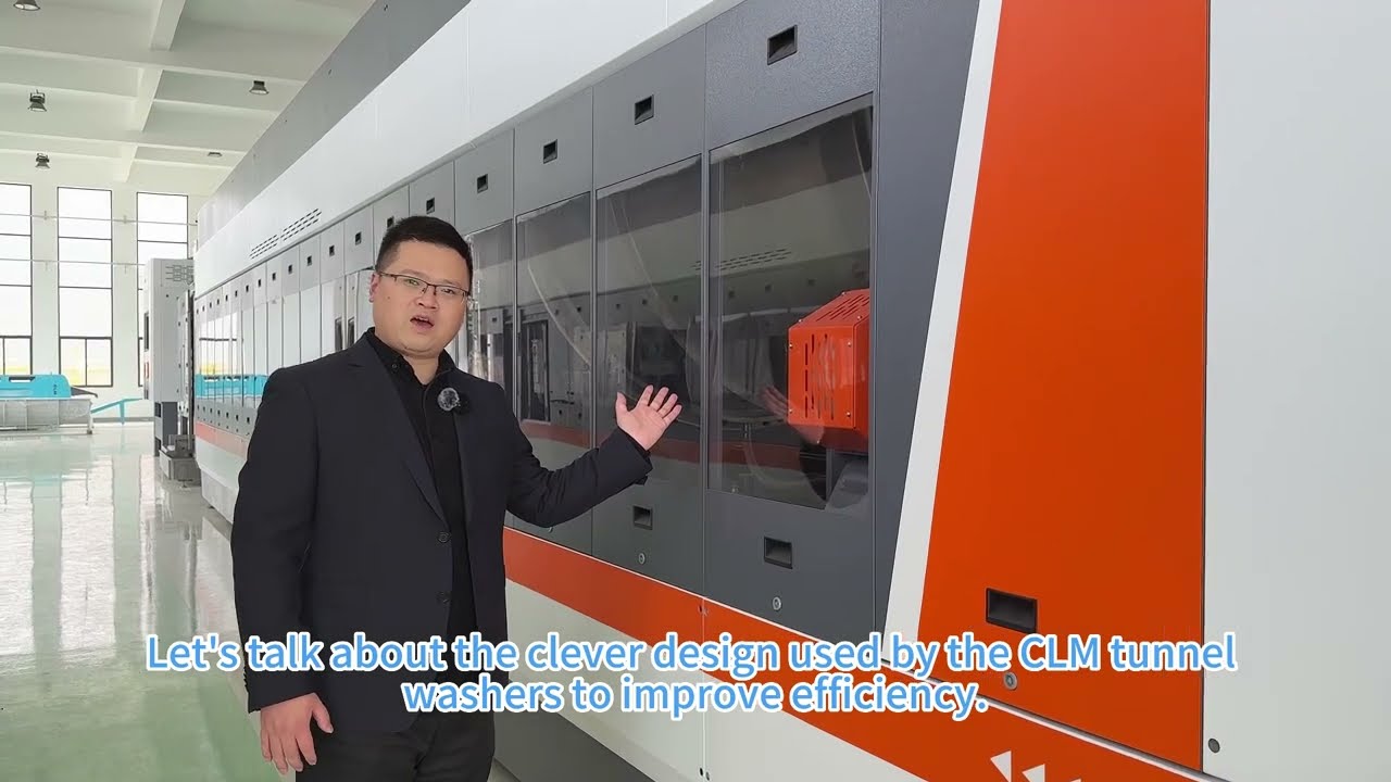CLM Tunnel Washers System High Efficiency Design.
