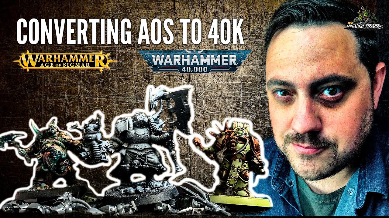 Converting Blightkings into 40K Deathguard