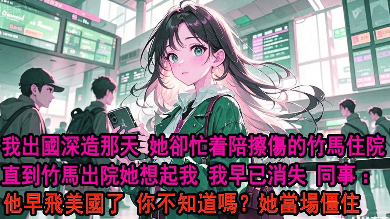 我踏上公派美国留学专机时，工作狂妻子抛弃所有工作 在医院照顾擦伤竹马。直到她竹马翘课太多挂科 她想联系我走后门，同事却说：季老师？他半月前就出国学习，你不知道吗？她当场僵住