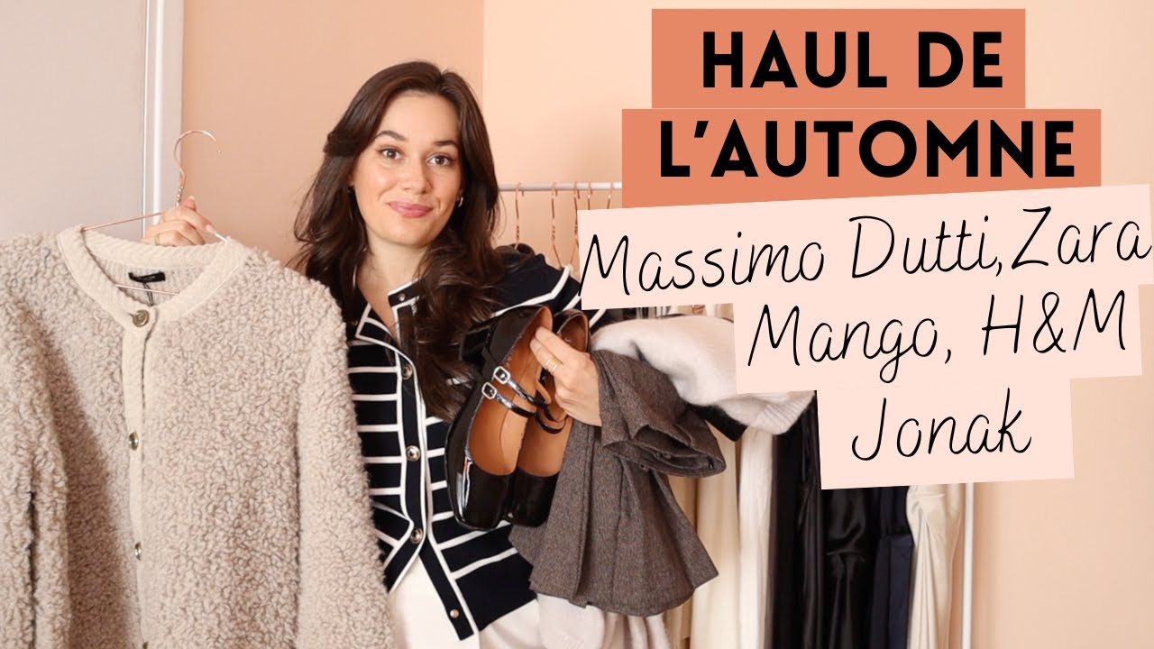 HAUL D'AUTOMNE | NOUVEAUTÉS DE SEPTEMBRE | MASSIMO DUTTI, ZARA, H&M, MANGO, &OTHER STORIES, JONAK