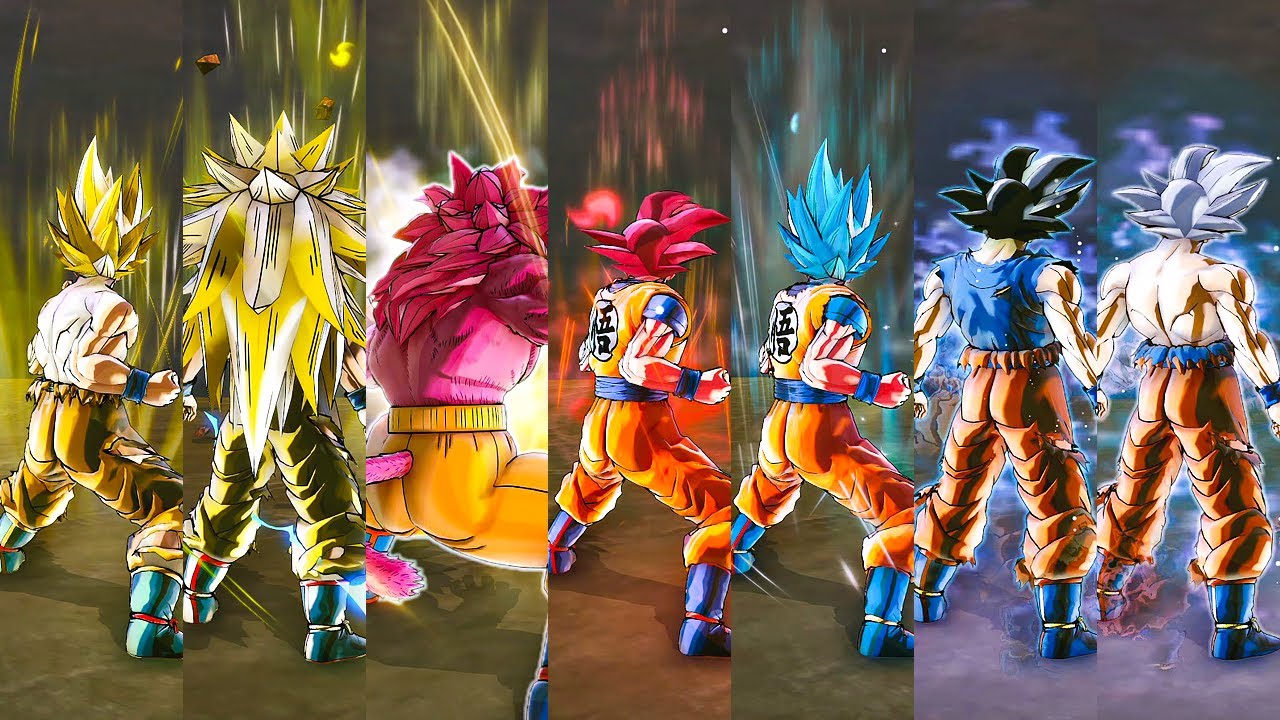 Dragon Ball Xenoverse 2 - All Goku Transformations Base - Ultra Instinct (w/ DLC)