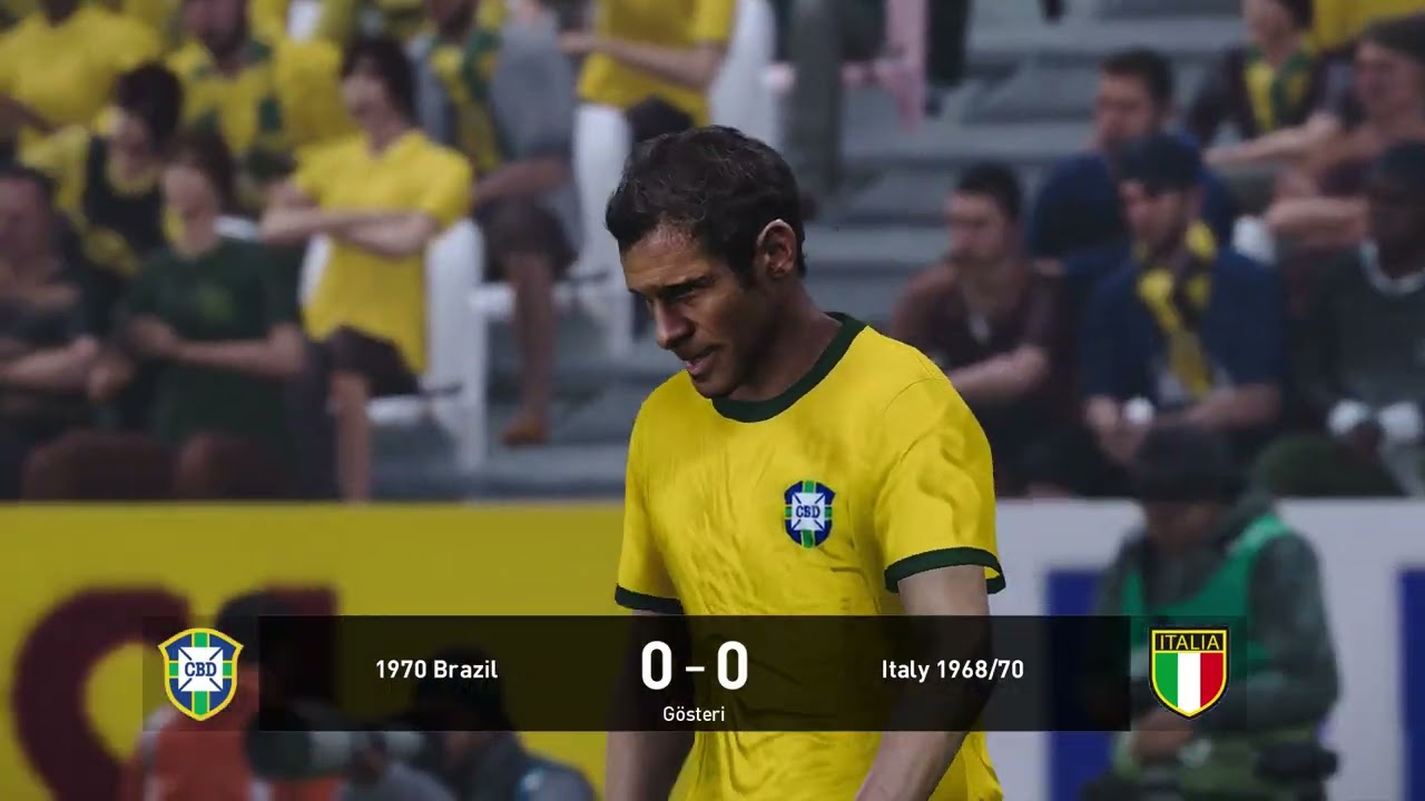 BRASIL 1970 - ITALY 1970      PES CLASSIC with Türkish Commentary