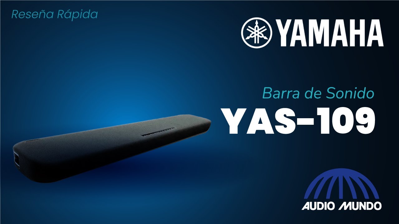 Barra de sonido marca Yamaha modelo YAS-109