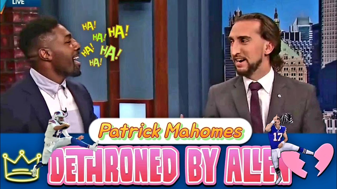 Nick Wright dethroned by Josh Allen & Bills #buffalobills #NickWright #firstthingsfirst #mahomes