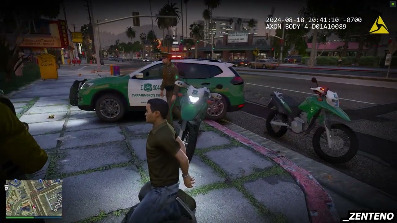 LSPDFR#9 PATRULLAMOS EN MOTO/TANGO TANGO - CARABINEROS DE CHILE GTA V PC