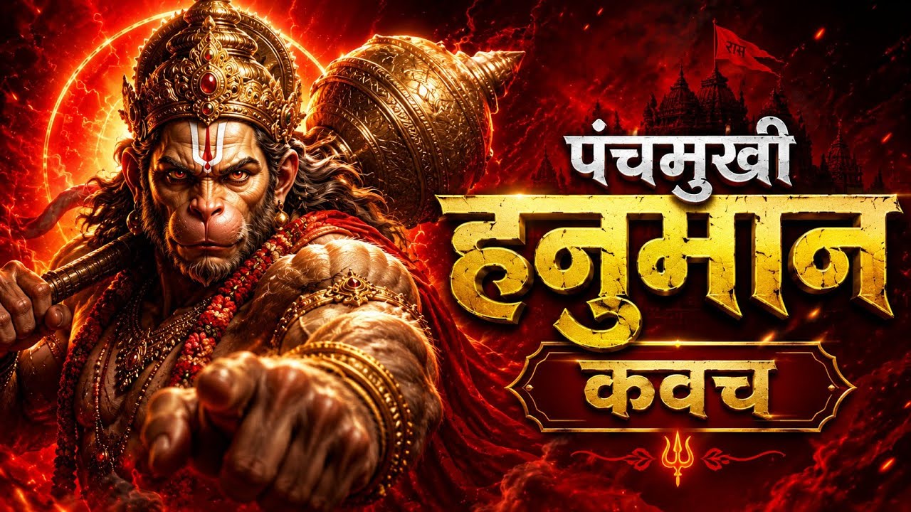 पंचमुखी हनुमान कवच | जो सब कुछ रोक देता है | सम्पूर्ण कवच पाठ🔔🚩 