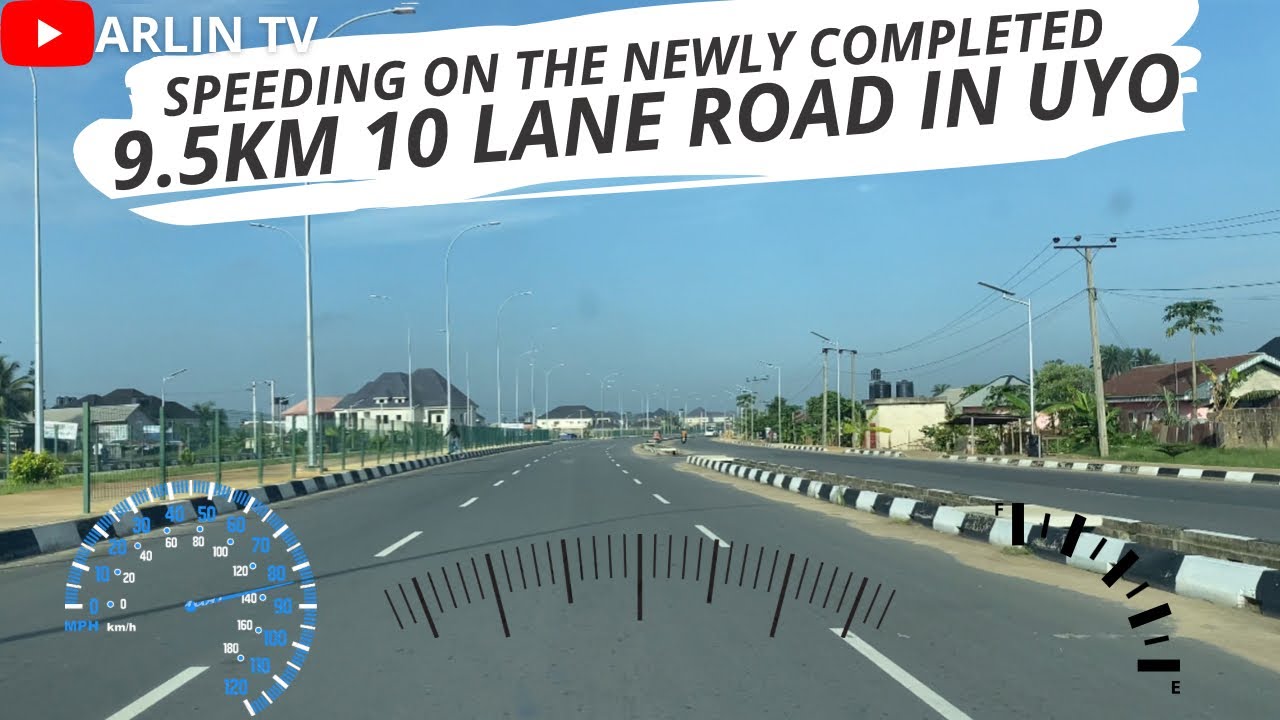 Speed Driving on the 9.5km 10 lane Ring Road in Uyo, Akwa Ibom ||Ring Road 3