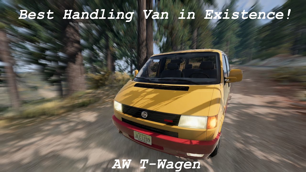 The Best Handling Van Ever! - AW T-Wagen V6R POV Drive (BeamNG VR)