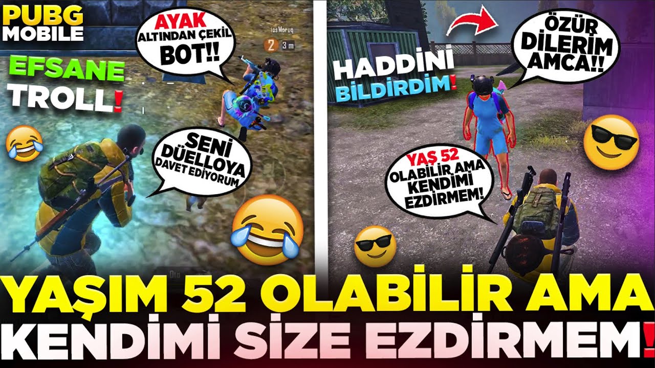 YAŞIM 52 OLABİLİR AMA KENDİMİ SİZE EZDİRMEM 😎(GÜLMEK GARANTİ)
