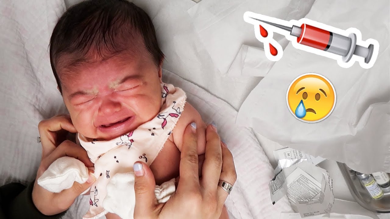 BABY ABELLA GETS HER FIRST SHOTS (SHE'S 2 MONTHS)