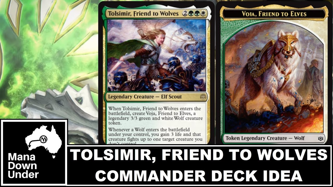 MTG Commander Deck Idea - Tolsimir, Friend to Wolves (War of the Spark / Doggo Tribal)
