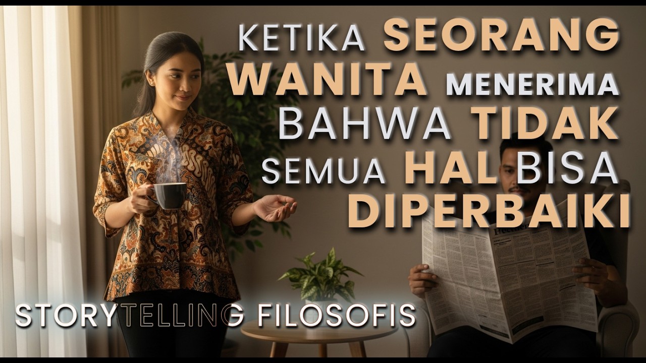 Ketika seorang wanita Menerima Bahwa Tidak Semua Hal Bisa Diperbaiki | Cerita Kehidupan Filosofis