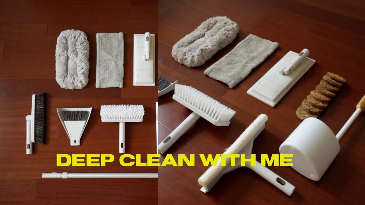 deep CLEAN WITH ME | sustainable cleaning tools & products + life reset