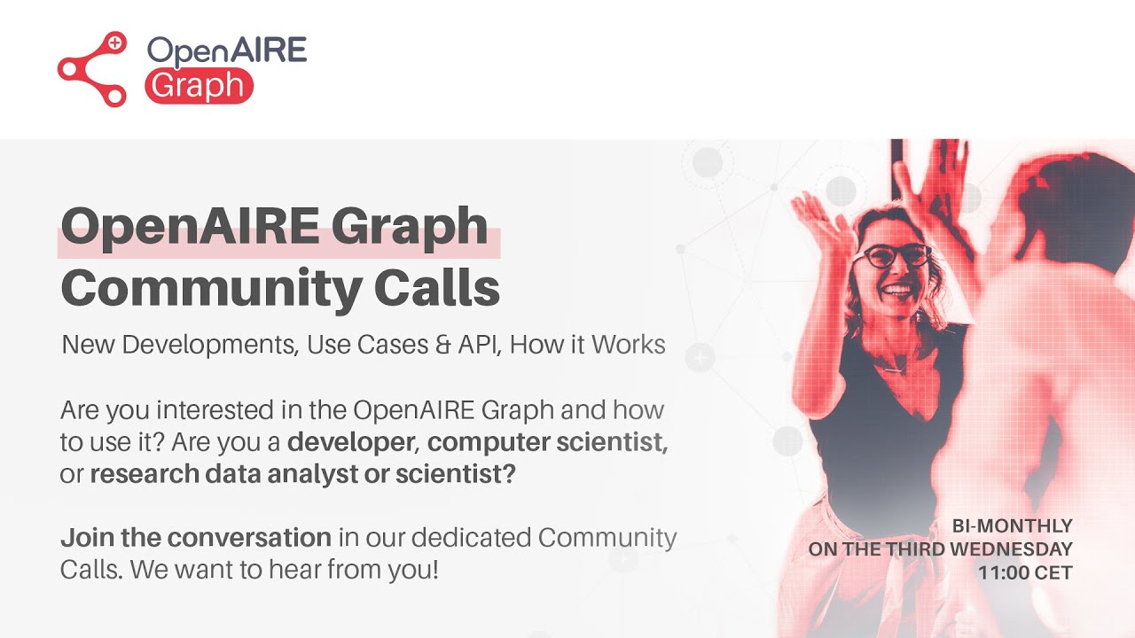 21st OpenAIRE Graph Community Call