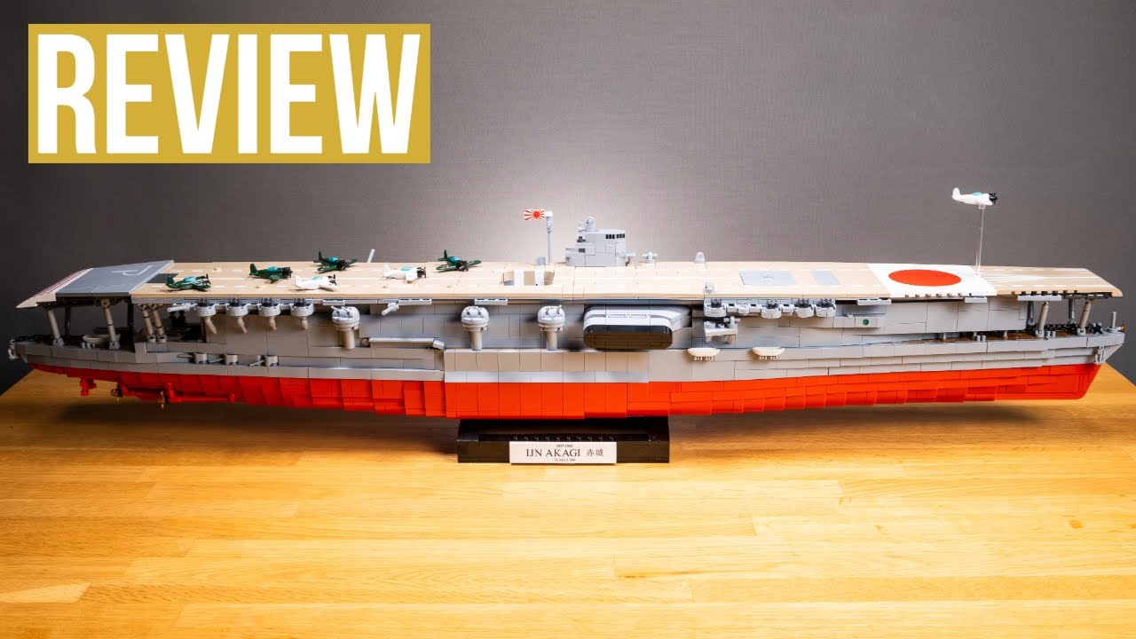Cobi IJN Akagi Aircraft Carrier REVIEW | Sets 4850 4851