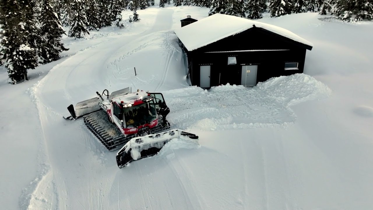 Slik lager vi snø i Hafjell