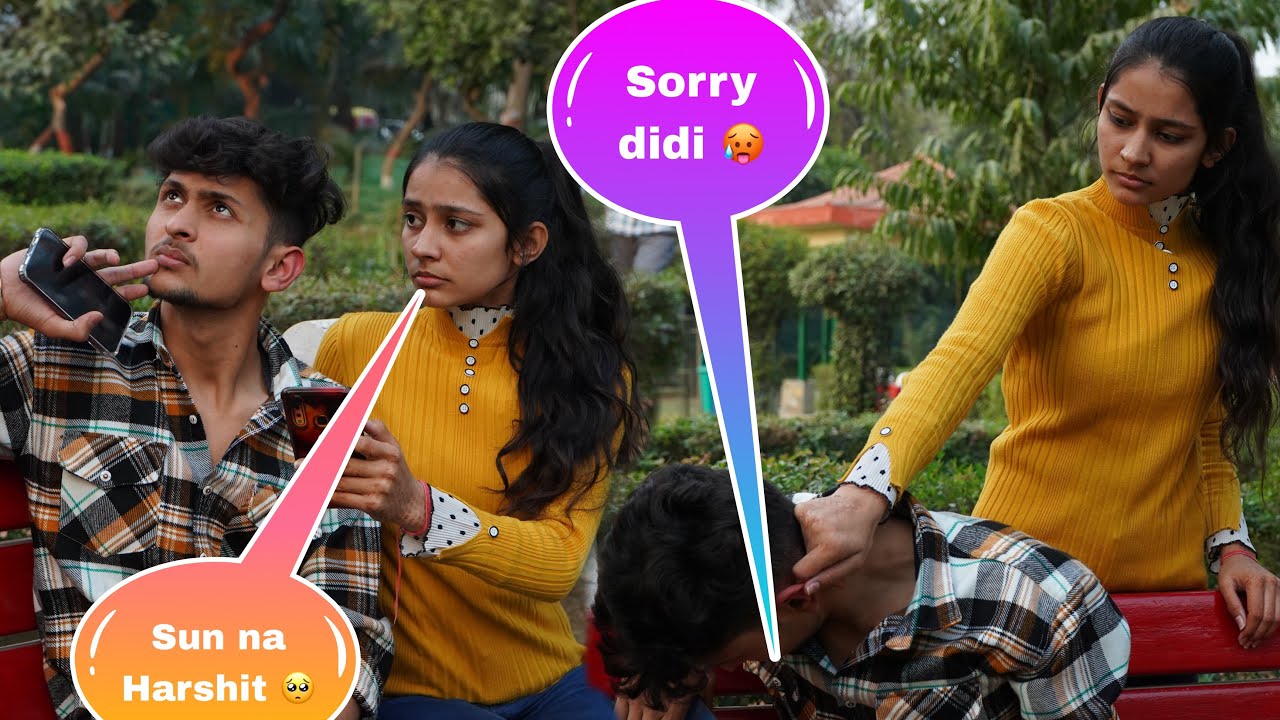 IGNORING Prank On My Sister 👧 | ये क्या हो गया 😱 | Harshit PrankTv