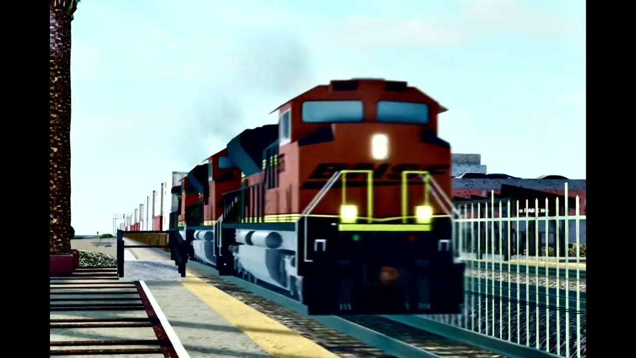 Fullerton, CA Railfanning (SoCal Train Sim Roblox)