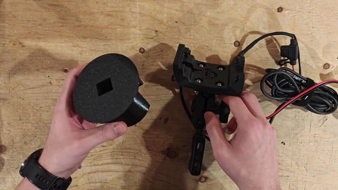 3D Printed Garmin Montana GPS Cup Holder Adapter